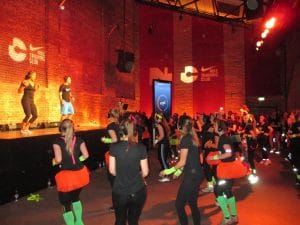 silent headphone fitness classes