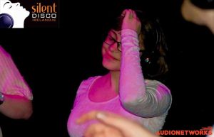silent disco students Party